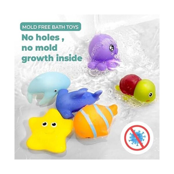 Juguetes de baño para bebés sin moho para niños de 1 año_2