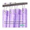 Eazzier Bath Cortina de ducha de plástico de cristal 3D_5