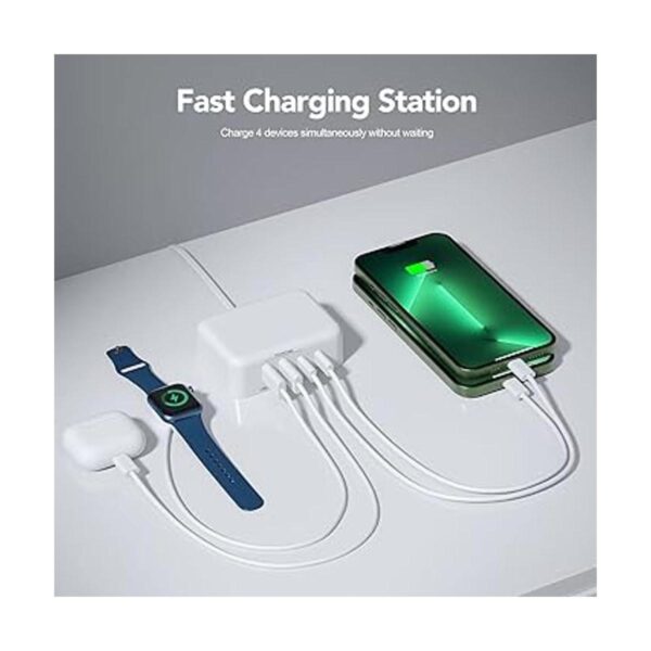 Bloque de cargador rápido USB C de 35 W múltiples_4