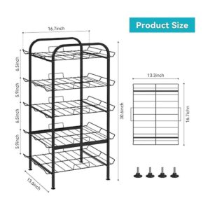 Organizador de botellas de agua de 5 niveles estante de_2