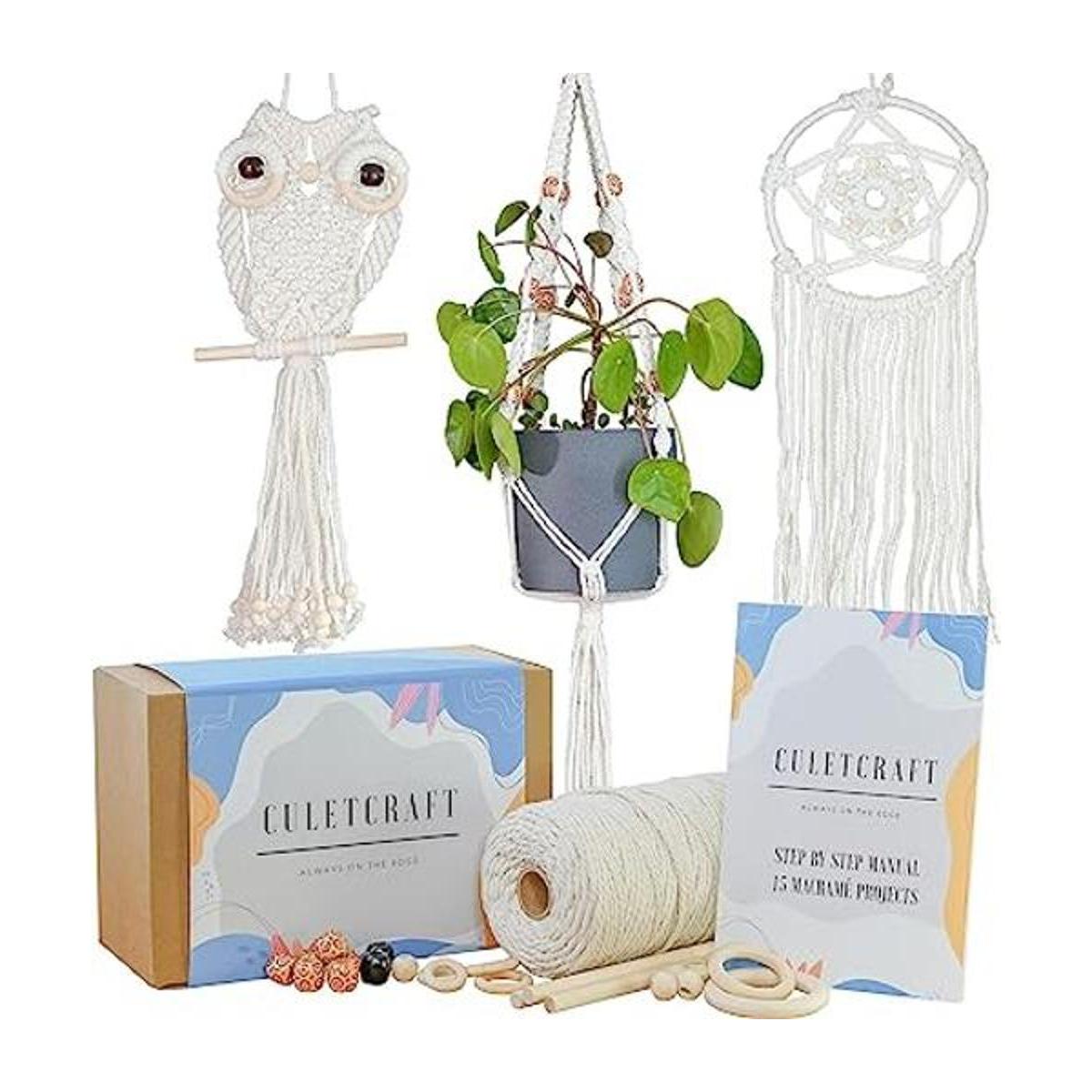CULETCRAFT CULETCRAFTKIT150 Juego de macramé de 153