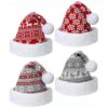 Sombrero de Papá Noel de felpa unisex sombrero de_1