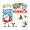 CCINEE 36 libros para colorear de Navidad mini folletos_2