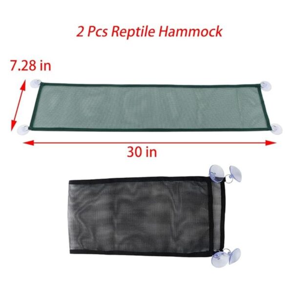 DQITJ 2 piezas de hamaca de reptil camaleón con ventosa_3