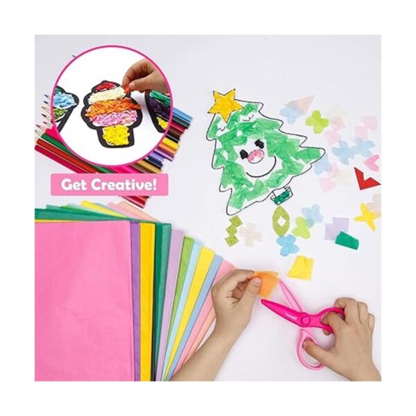 Cuadros de papel de seda 2 x 2 pulgadas para artes y_3