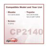 EPAuto CP2140 CF12140 repuesto para el filtro de aire de_2