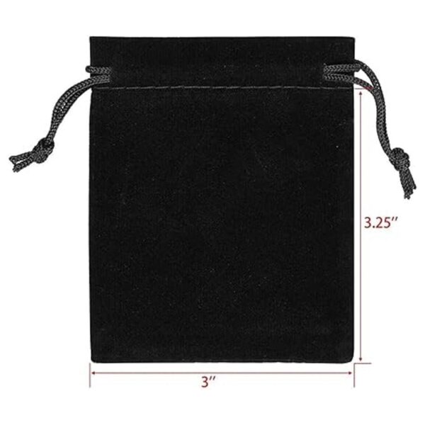 JIAKAI 50 bolsas de tela de terciopelo con doble cordón._2