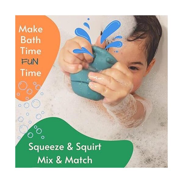Toy Appétit Juguetes de baño de silicona sin moho para_4