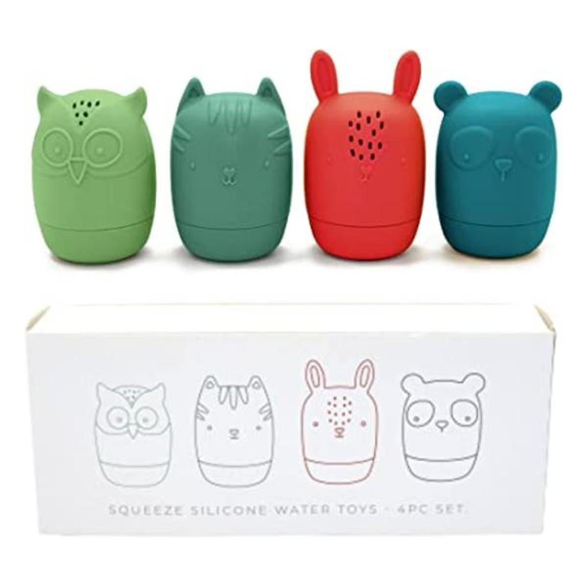 Toy Appétit Juguetes de baño de silicona sin moho para