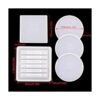 Szecl 4 moldes de silicona para posavasos de resina epoxi_5
