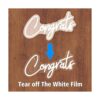 IMEGINA Letrero de neón de White Felicitaciones Letrero_2