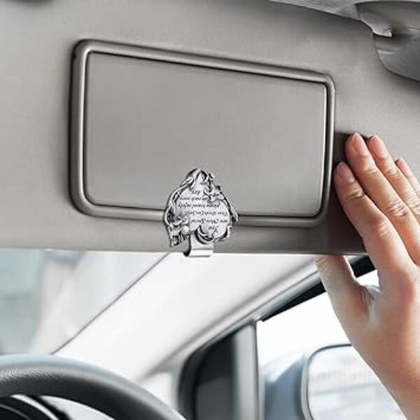 Clip de visera en forma de corazón para visera de coche_3