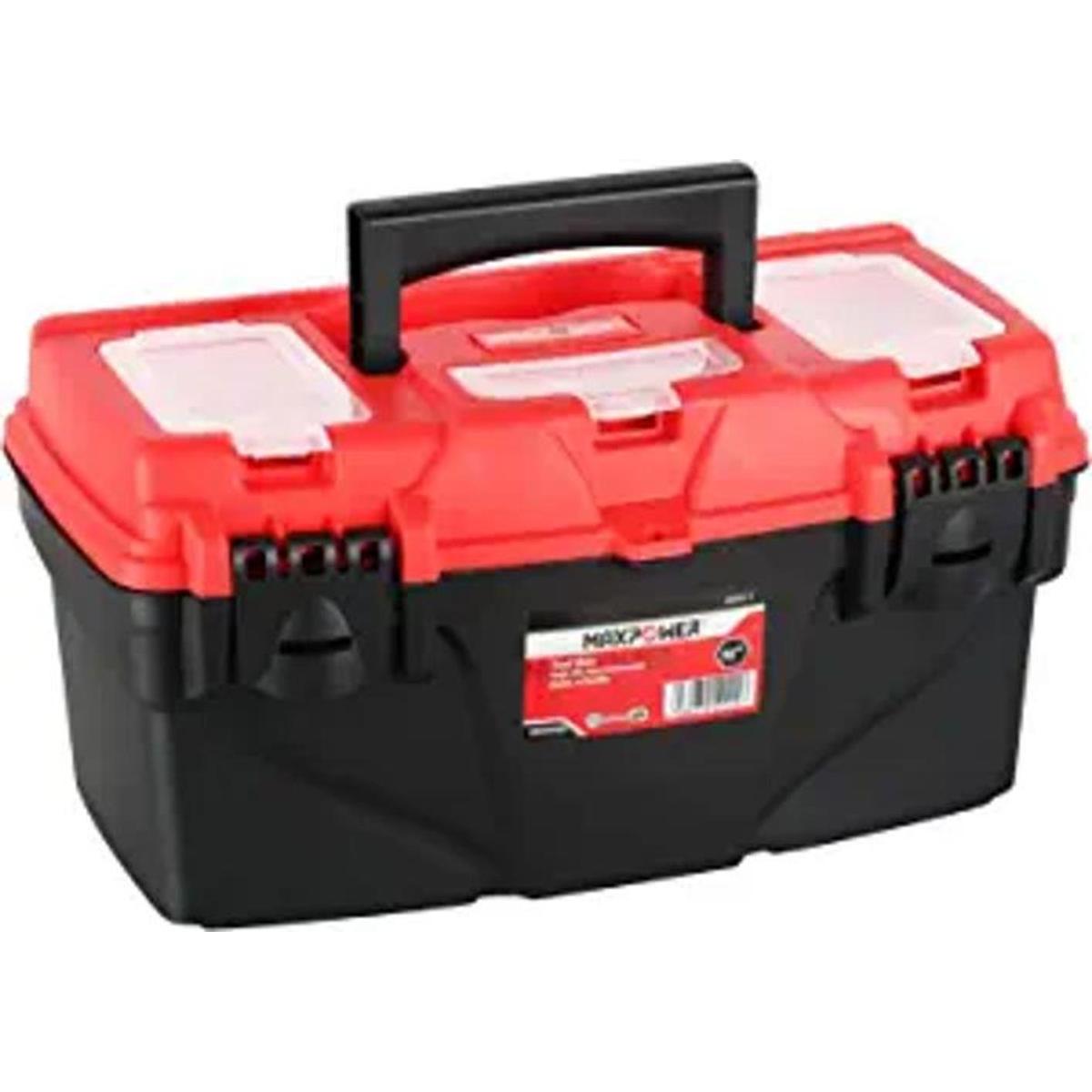 MAXPOWER Caja de herramientas de 15 pulgadas cajas de