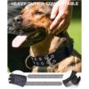 Collar grande para perro collares negros resistentes para_3