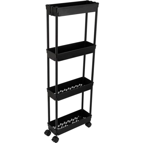 Sooyee Carrito de almacenamiento delgado de 4 niveles_1