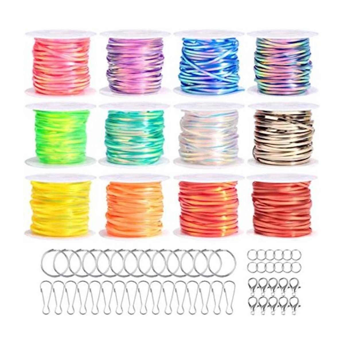 PP OPOUNT Cordón reflectante láser 12 rollos de cordón de
