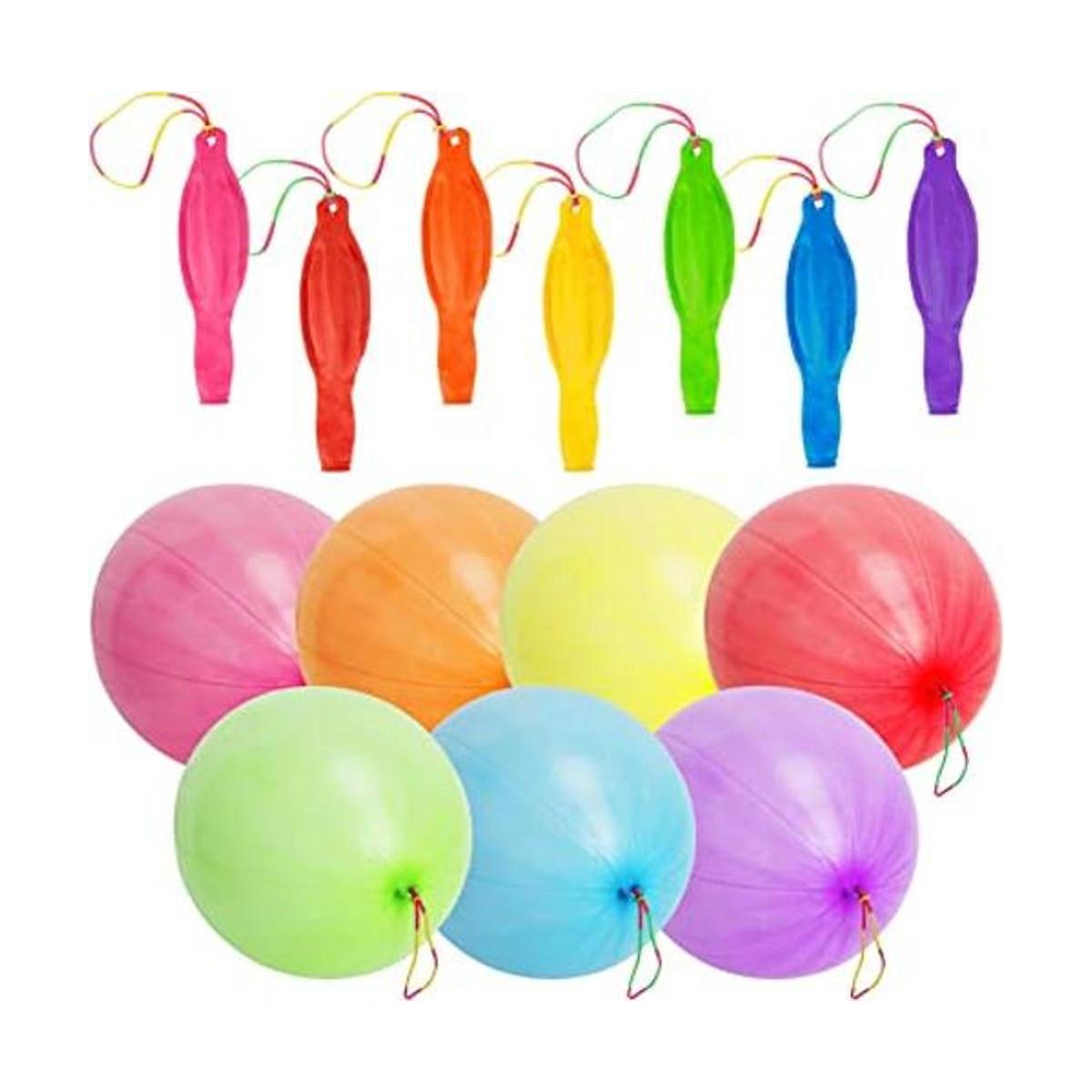 RUBFAC 46 globos perforadores de colores surtidos y