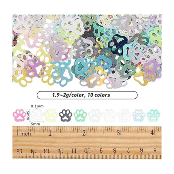 OLYCRAFT 1.76 oz de lentejuelas y patas lentejuelas con_2