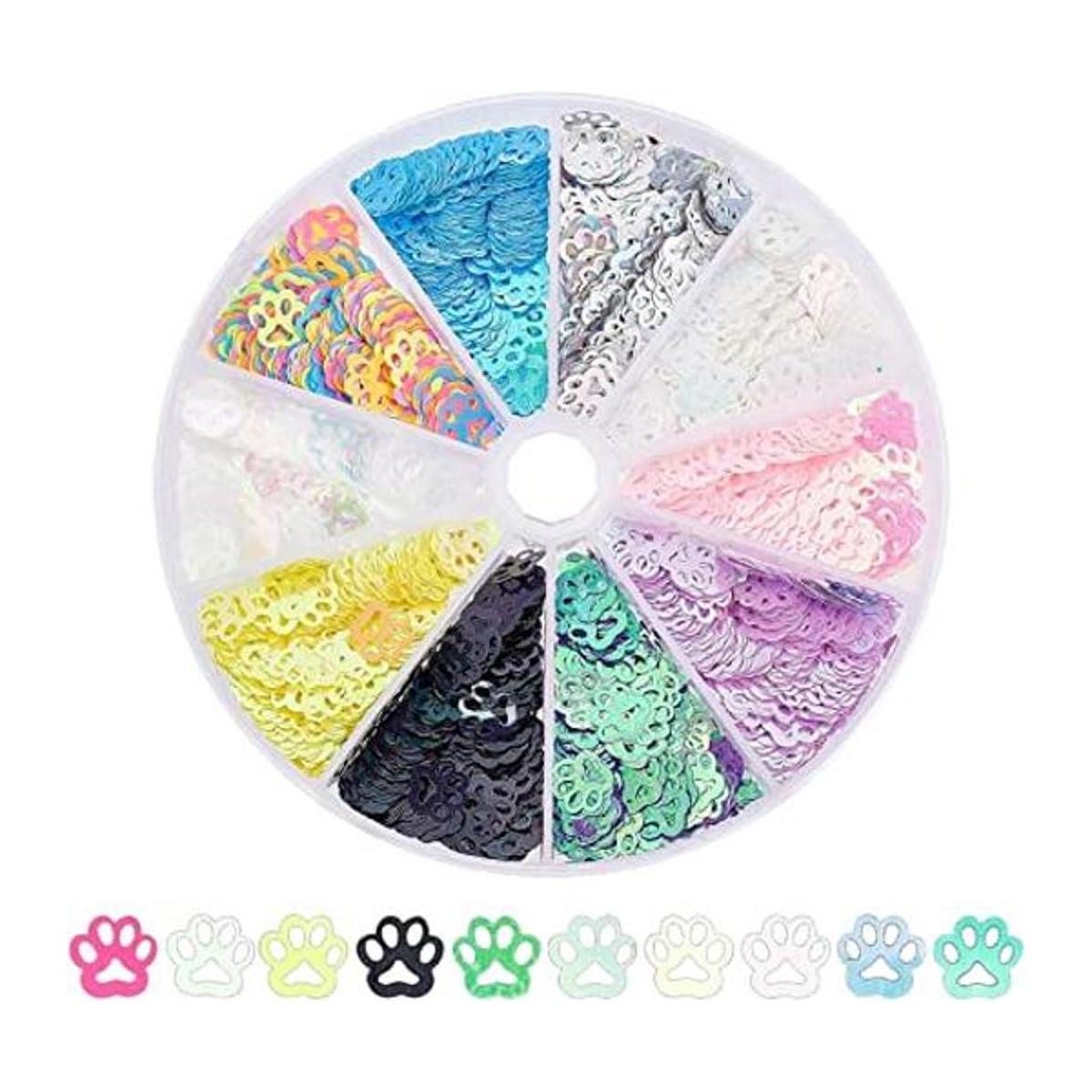 OLYCRAFT 1.76 oz de lentejuelas y patas lentejuelas con