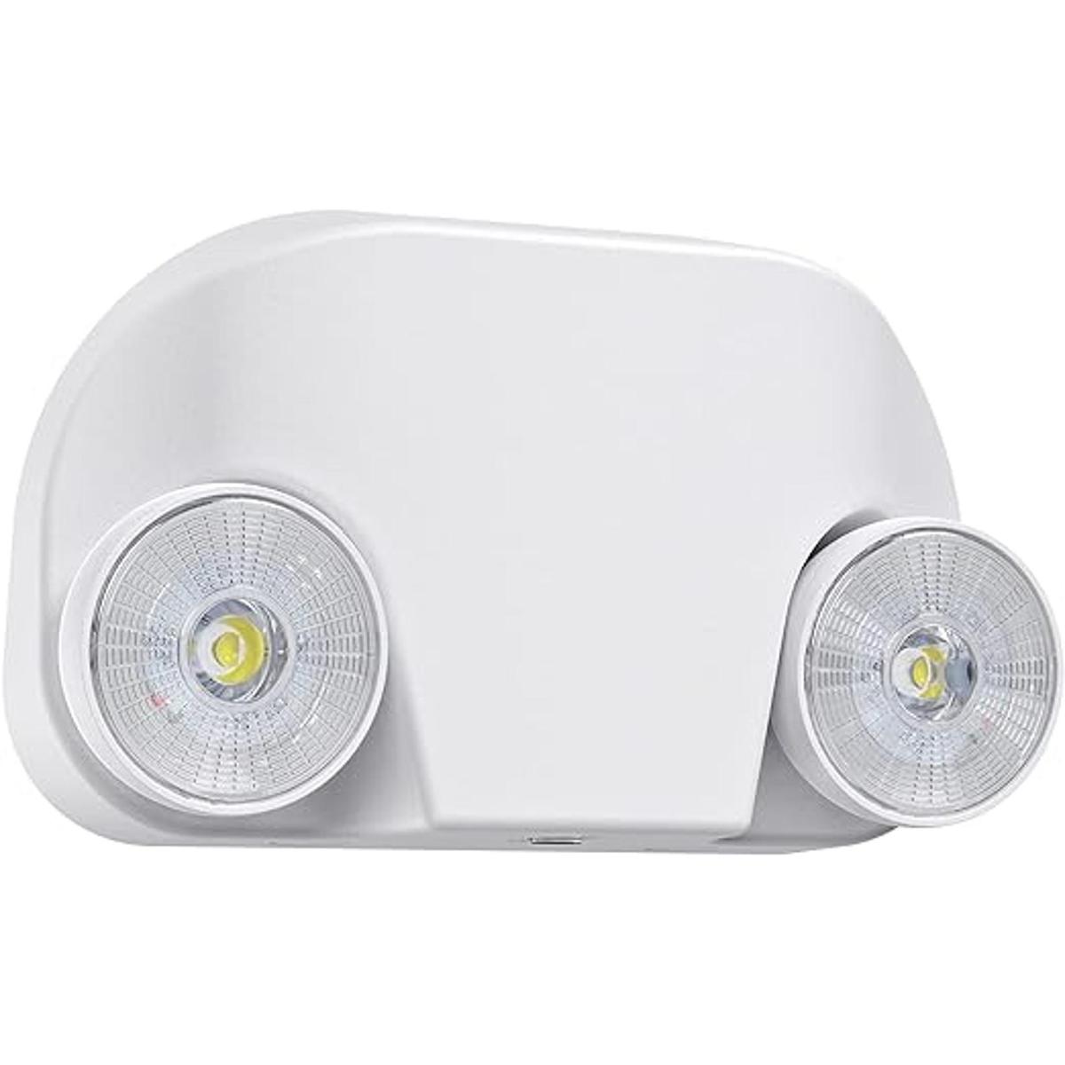 Luz de emergencia LED con control remoto cabezales de
