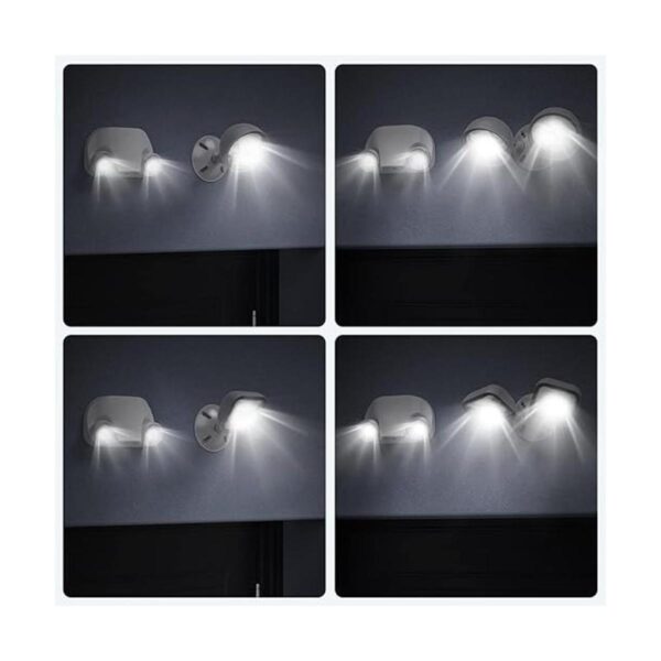 Luz de emergencia LED con control remoto cabezales de_2