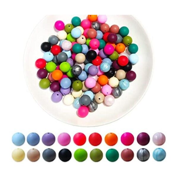 Cuentas de silicona coloridas de 0.59 pulgadas para_1