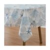 Mantel rectangular náutico costero con estampado de_5