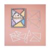 Troqueles de metal de fondo triangular rectangular marco_5
