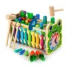 Juguetes Montessori de madera 6 en 1 para niños de 1 año_1