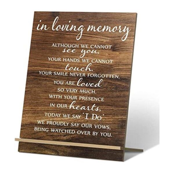 Letrero conmemorativo de mesa para bodas decoraciones de_1