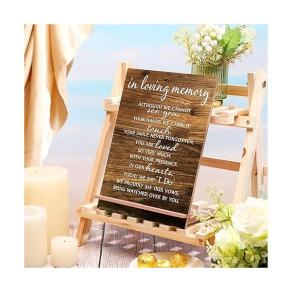Letrero conmemorativo de mesa para bodas decoraciones de_6
