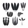 MARFOREVER Plumas negras para manualidades 8 estilos 320_1