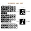 Eage Plantillas de letras del alfabeto de 1 pulgada 68_2