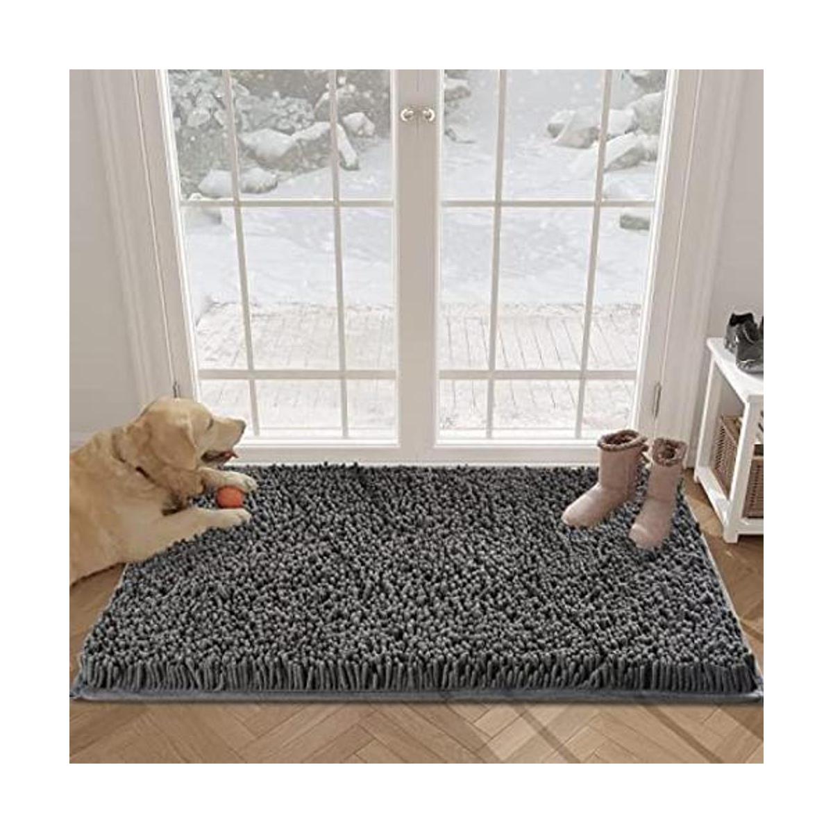 Felpudo de felpilla suave superabsorbente 30 x 20