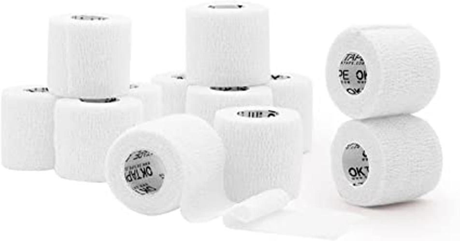 OK TAPE Vendajes cohesivos autoadherentes paquete de 12