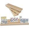 Juego de 4 estantes de madera para dominó de SUTIMSHE_2