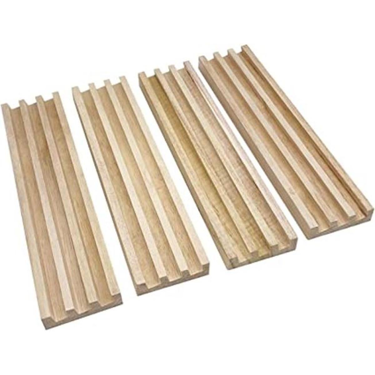 Juego de 4 estantes de madera para dominó de SUTIMSHE