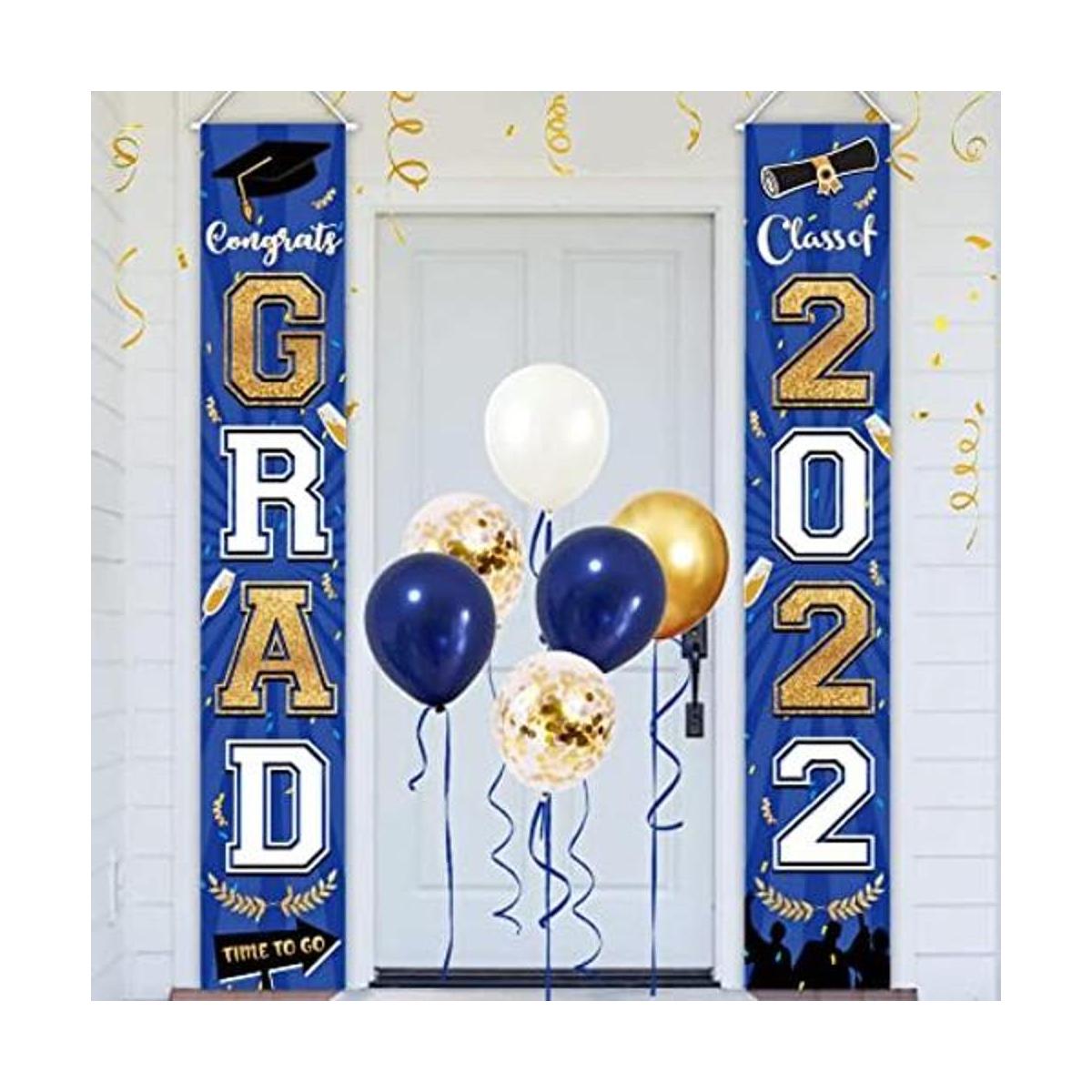 Pancarta de decoraciones de graduación 2022 letrero de