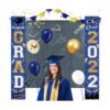 Pancarta de decoraciones de graduación 2022 letrero de_5