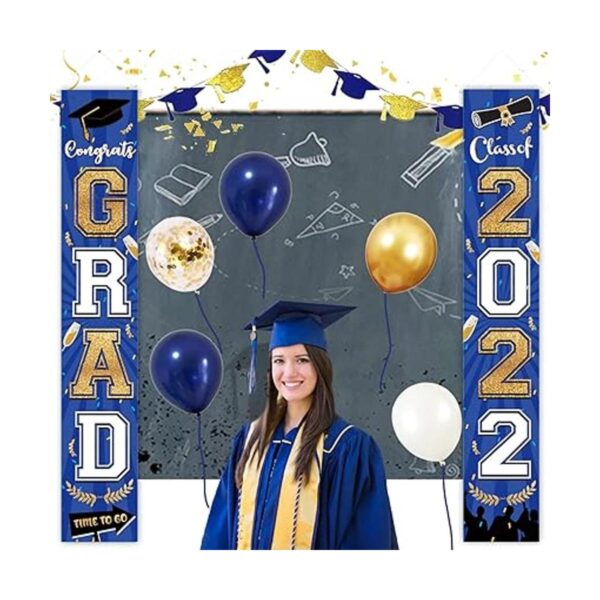 Pancarta de decoraciones de graduación 2022 letrero de_5