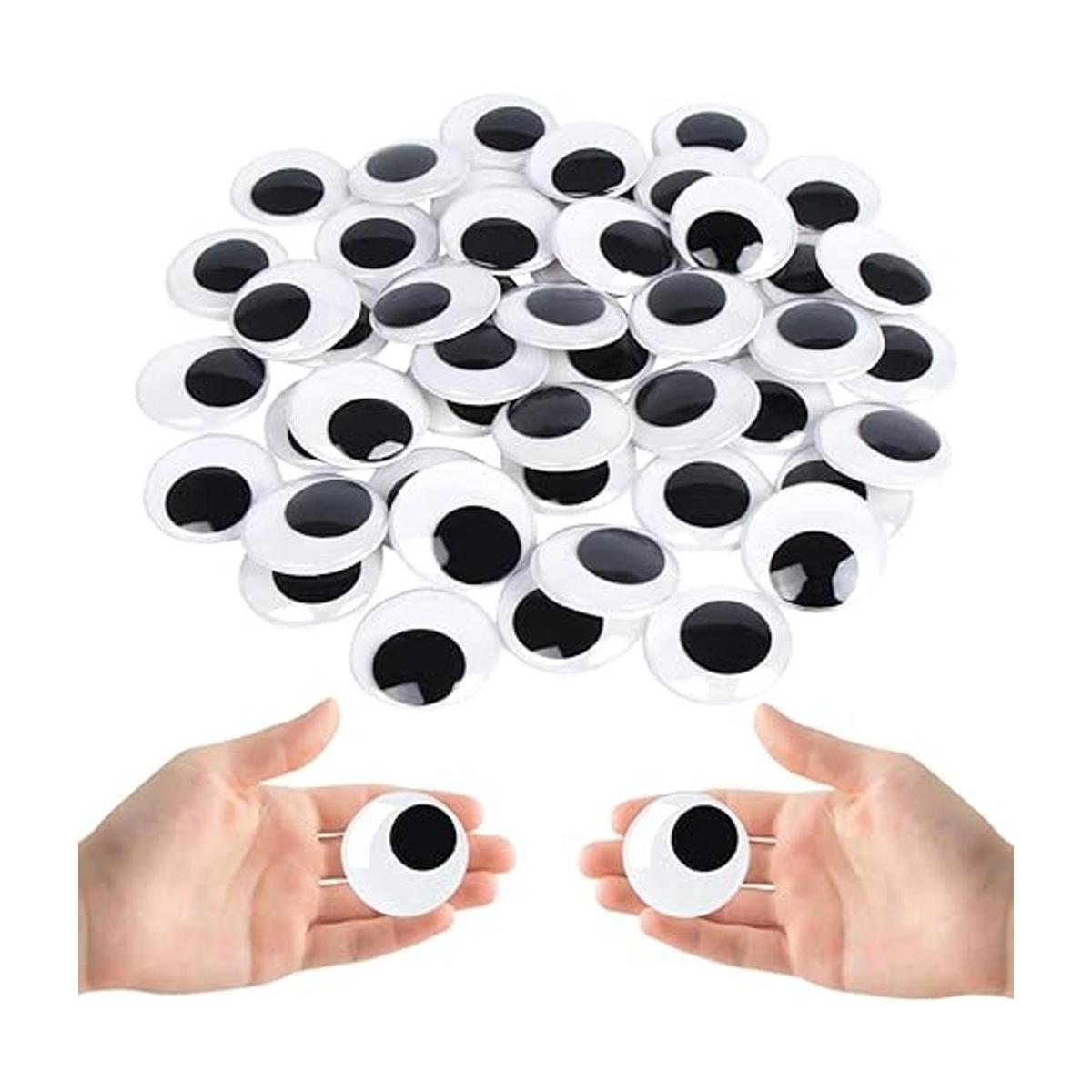 KIMOBER Ojos Googly de 2 pulgadas para manualidades