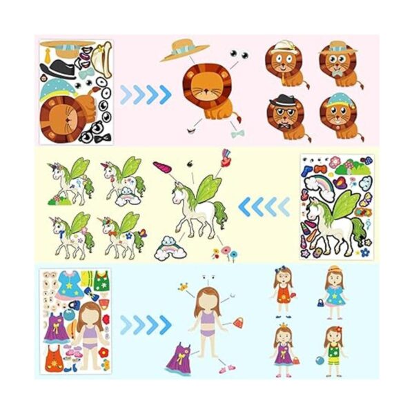 Paquete de 100 calcomanías para niños con 25 diseños_2