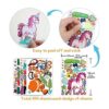 Paquete de 100 calcomanías para niños con 25 diseños_3