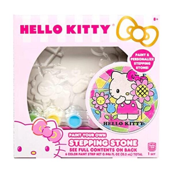 Hello Kitty Paint Your Own Stepping Stone Diseño de arte_1