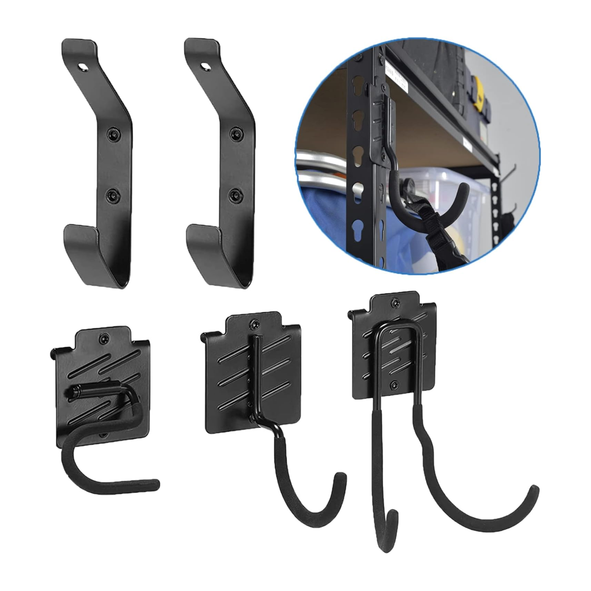 Ultrawall Paquete de 5 ganchos resistentes para