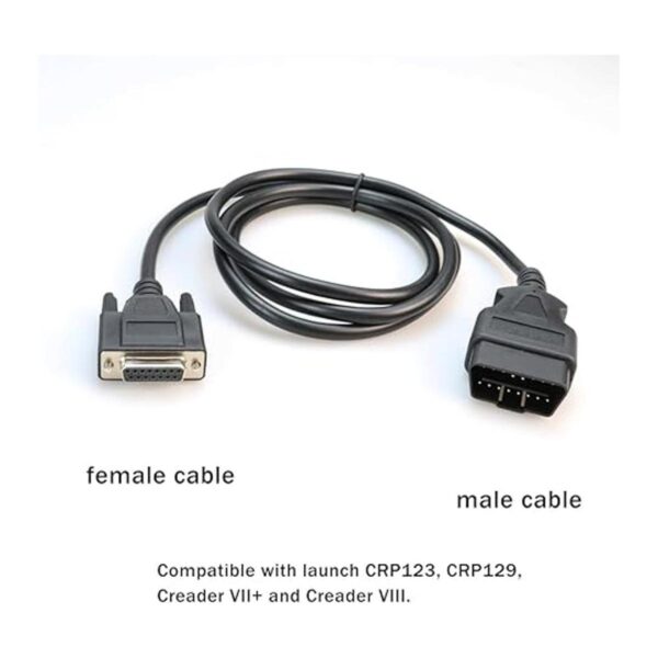 Cable principal OBDII OBD2 de 5 pies para lanzamiento X431_3