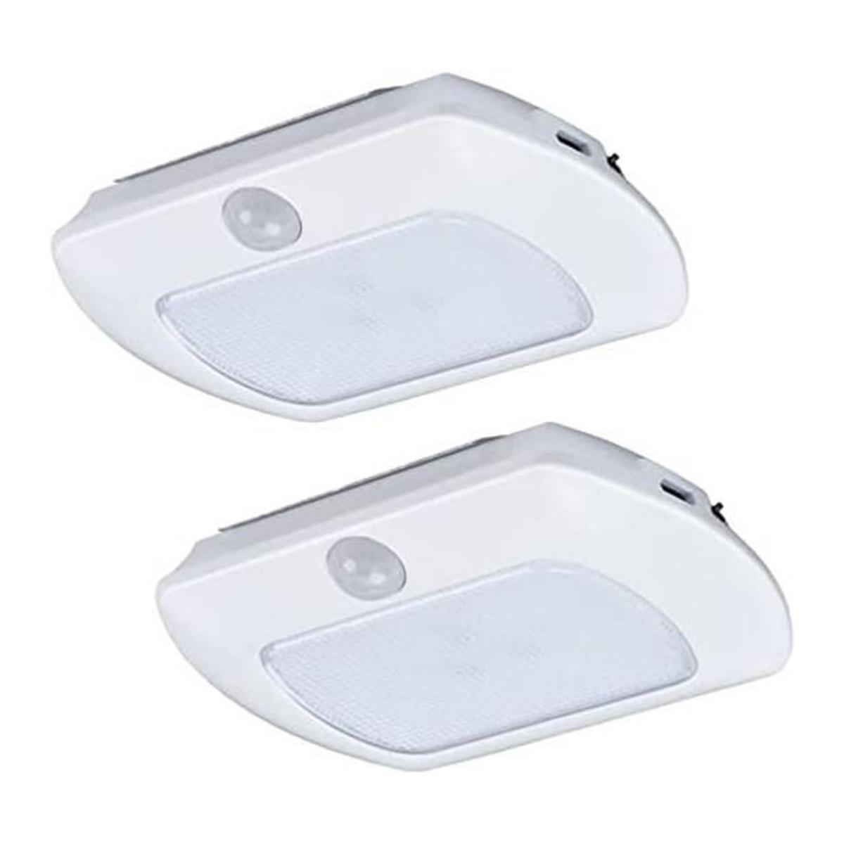 Good Earth Lighting Luz LED recargable de disco paquete