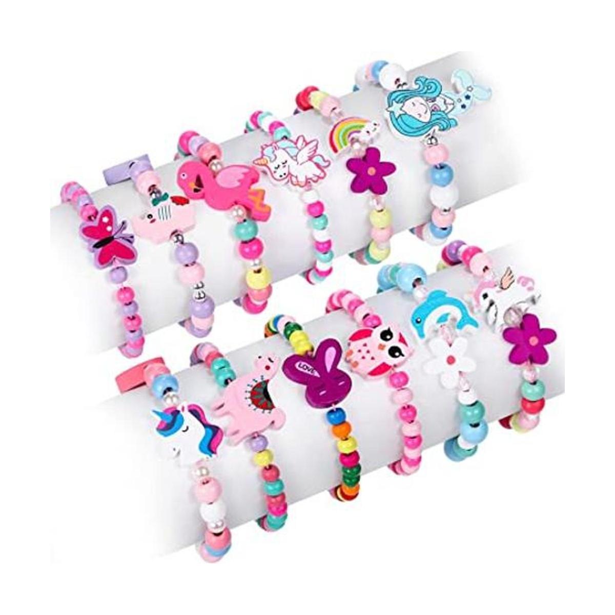 G.C 12 pulseras para niñas joyería para niños lindo