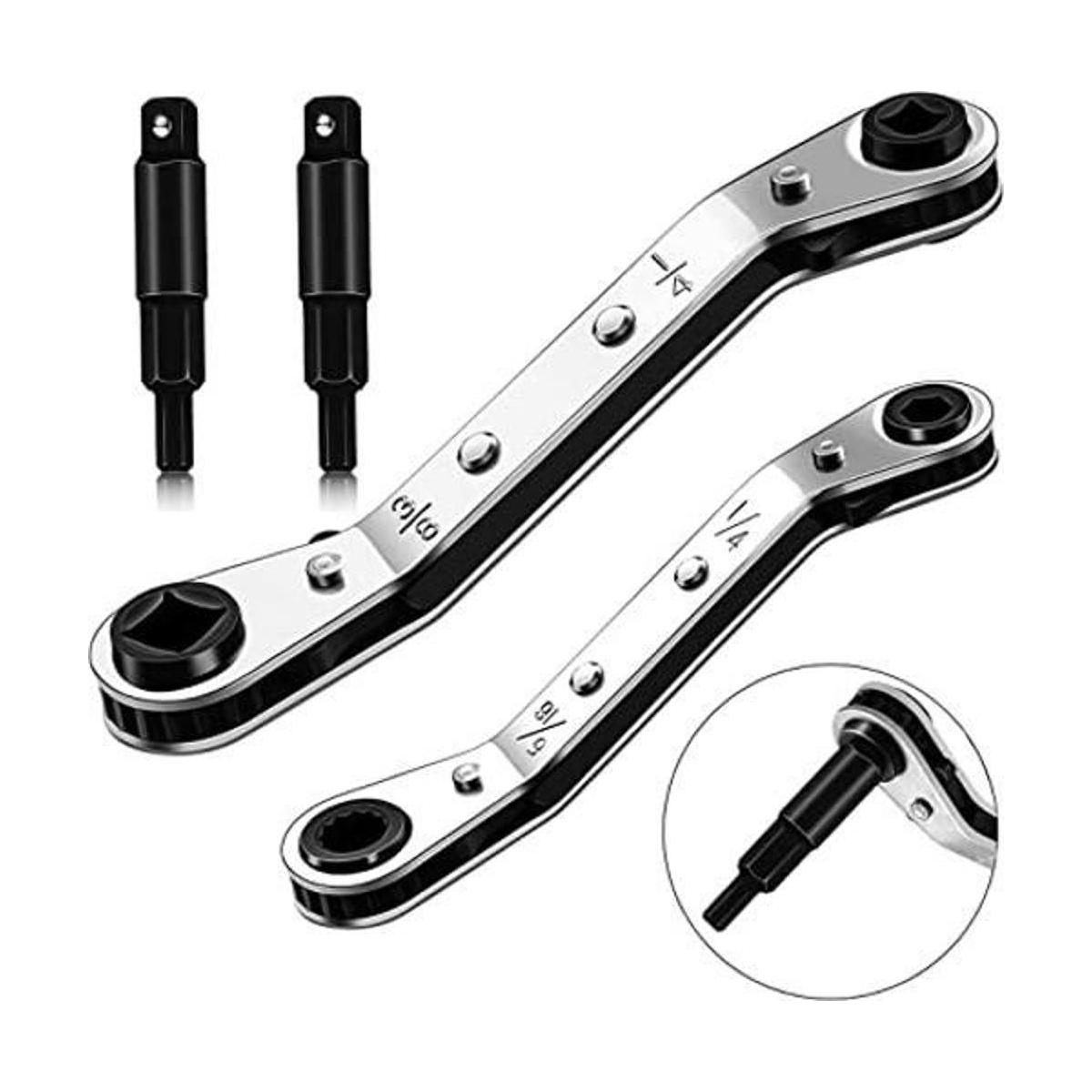 Herramientas de llave de servicio Hvac llave de trinquete