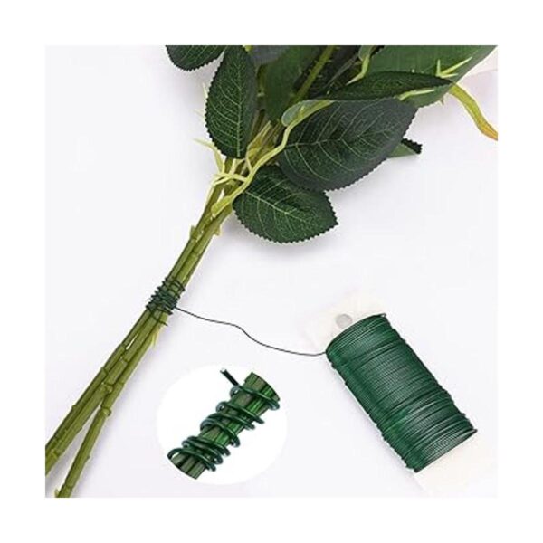 OBTANIM 4 rollos de alambre flexible de 152 yardas de_3
